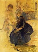 Morisot, Berthe - Self Portrait with Julie